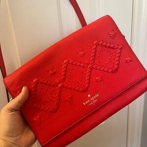 Kate Spade red leather purse.  NWOT